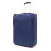 Текстилен мек куфар с възможност за сгъване ENZO NORI от текстил модел FOLD 73 см с две колелца син