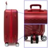 Твърди куфари комплект 3 размера от ABS с TSA заключване ENZO NORI модел TOROS цвят бордо