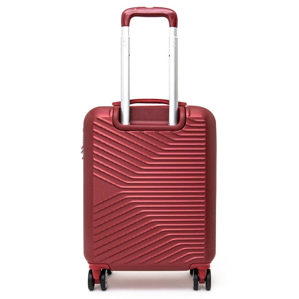 Куфар за кабина от ABS ENZO NORI модел TOROS 54 см спинер цвят бордо