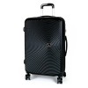 Голям размер куфар от ABS ENZO NORI модел SEA 75 см с 4 колелца цвят черен