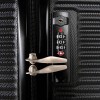 Голям размер куфар от ABS ENZO NORI модел SEA 75 см с 4 колелца цвят черен