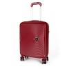 Куфар ENZO NORI за ръчен багаж от ABS модел SEA 55 см спинер цвят бордо