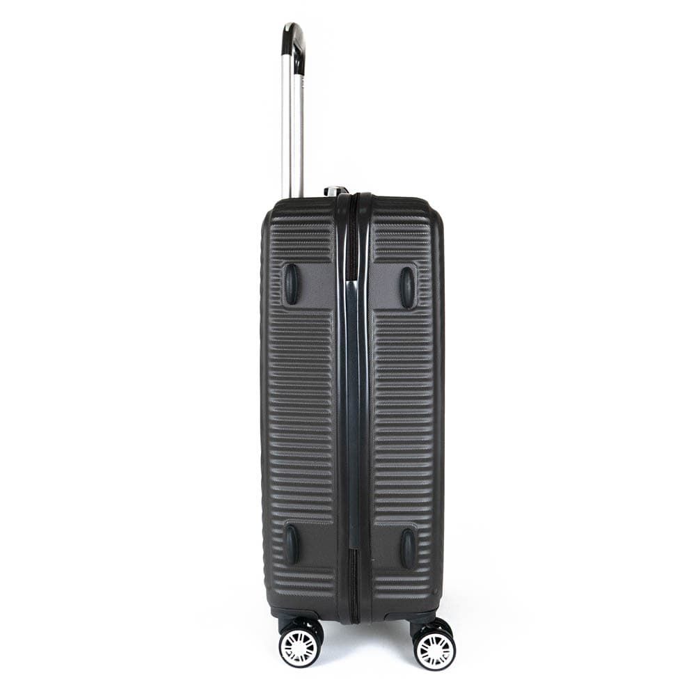 Твърд куфар марка ENZO NORI модел SEA 75 см от ABS с 4 колелца цвят сив