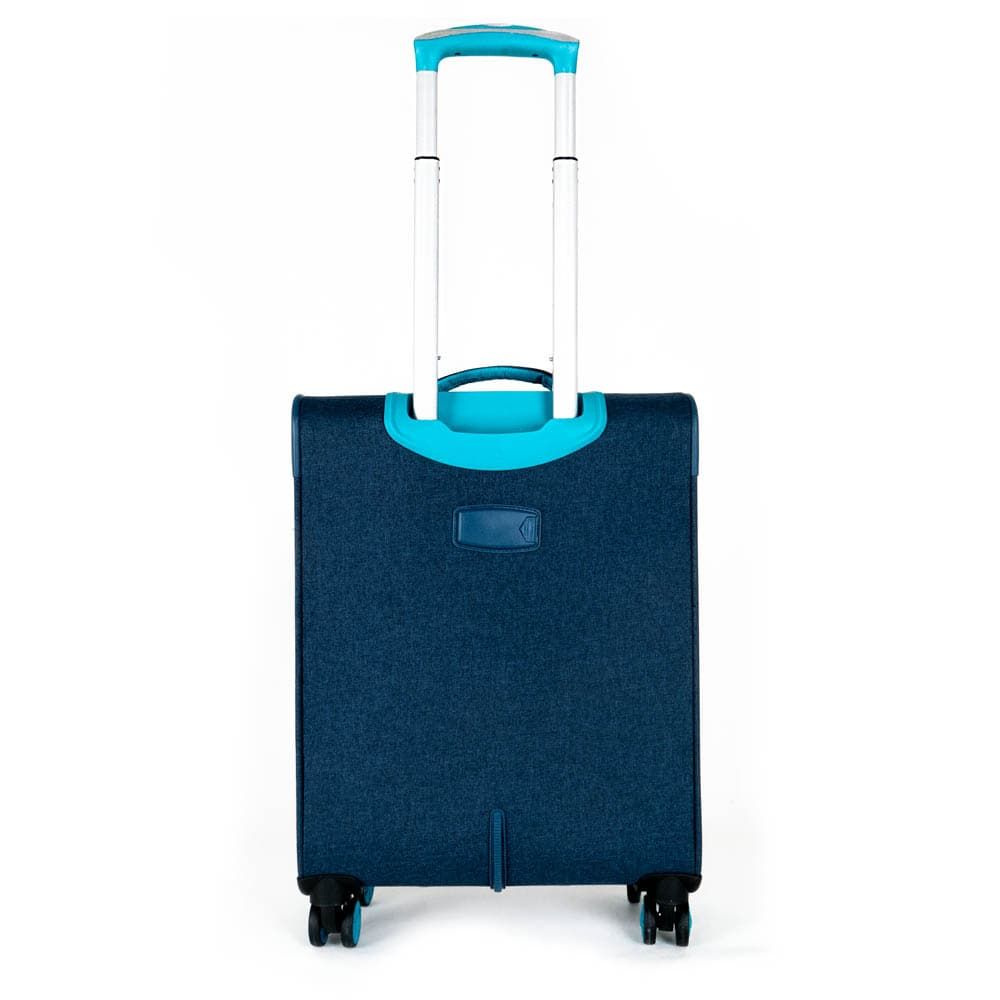 Комплект куфари ENZO NORI модел SOFT текстил син