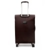 Мек куфар от висококачествен текстил ENZO NORI модел INDIGO 78 см с разширение кафяв