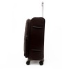 Стилен комплект куфари от текстил ENZO NORI модел INDIGO 3 размера с включен размер за ръчен багаж цвят кафяв