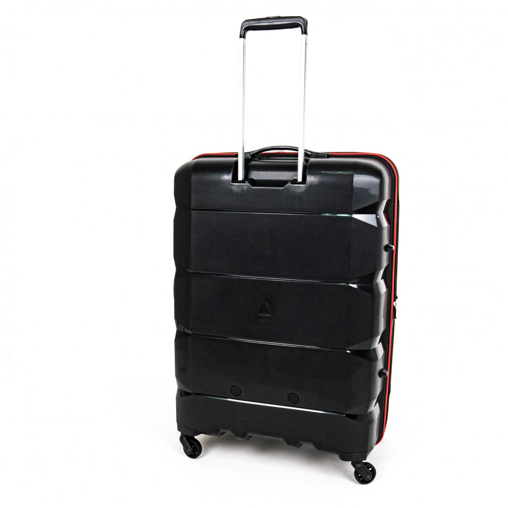 Куфар ENZO NORI модел ASTRO 65 см полипропилен с 4 колелца черен