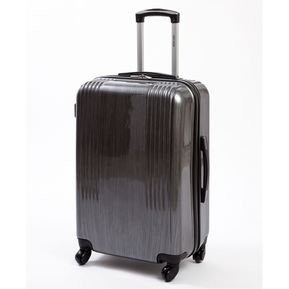 Куфар ENZO NORI модел SILVER комплект от 3 размера сив поликарбонат с ABS