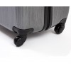 Куфар ENZO NORI модел SILVER 54 см за ръчен багаж тъмно сив поликарбонат с ABS