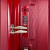 Твърд куфар от ABS марка ENZO NORI модел SUMMER комплект от 3 размера цвят бордо