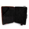 Луксозен твърд куфар от полипропилен със закопчалки с TSA код марка ENZO NORI модел PRIME 74 см черен