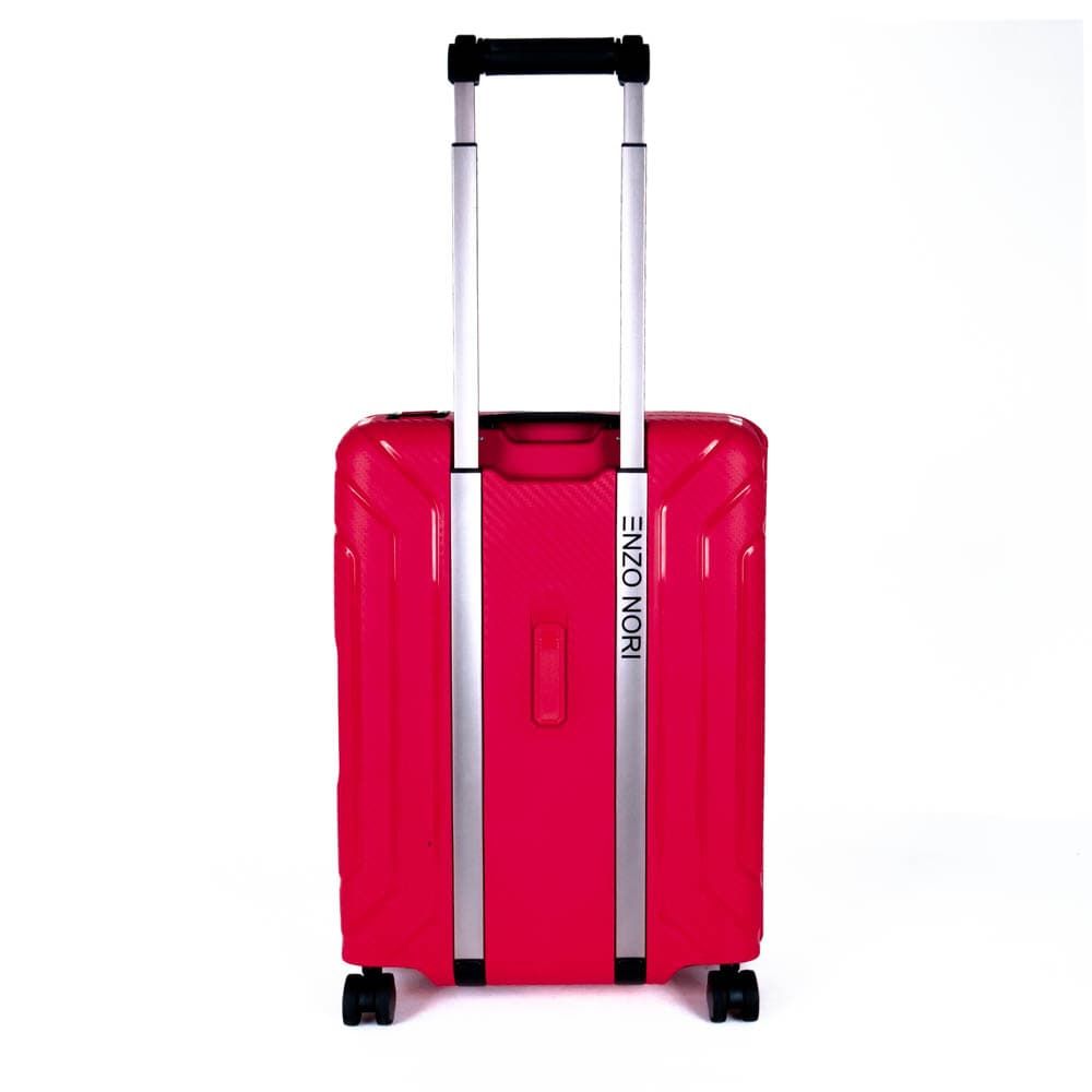 Куфар ENZO NORI модел PRIME 64 см червен полипропилен