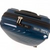 Малък куфар за ръчен багаж  ENZO NORI модел AERO 55 см полипропилен син-зелен непромокаем