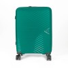 Куфар ENZO NORI модел AERO 55 см за ръчен багаж полипропилен зелен непромокаем