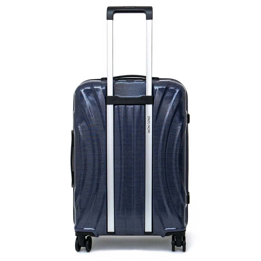 Комплект твърди куфари 3 размера от поликарбонат ENZO NORI ултра лек модел SHELL цвят син