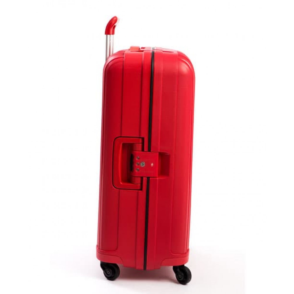 Куфар ENZO NORI модел IRON 55 см от полипропилен за ръчен багаж червен