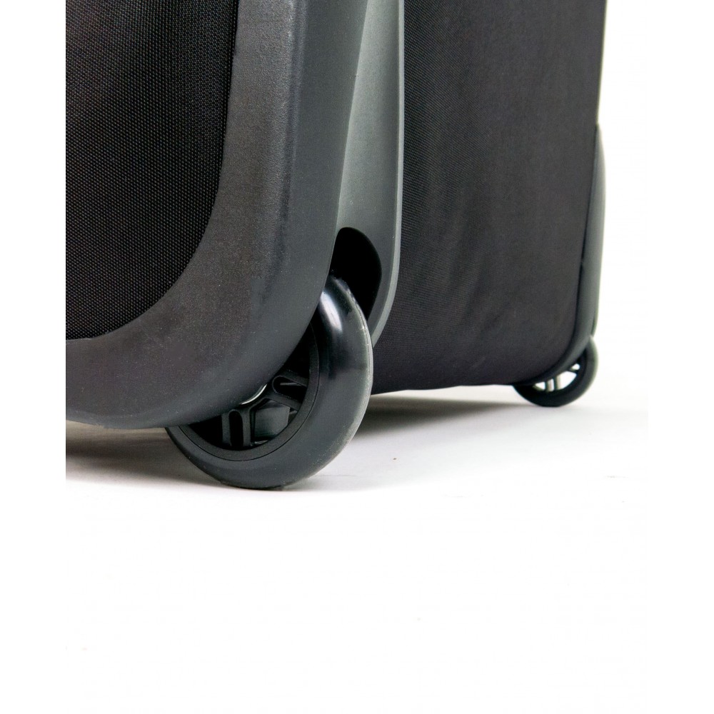 Сиви меки куфари комплект ENZO NORI модел COTTON с две колелца текстил 