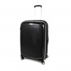 Лек куфар с TSA код ENZO NORI модел NOVA 66 см с 4 двойни колелца черен полипропилен