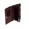 Дамско портмоне от 100% естествена фина напа кожа  ENZO NORI модел CLASSIQUE цвят черен шарен