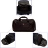 Здрава пътна чанта тип сак с дълга подвижна дръжка ENZO NORI модел WAGON цвят черен